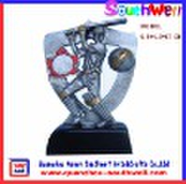 cricket trophies figurine----NW1401L