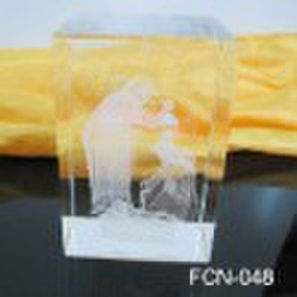 3d laser crystal gift