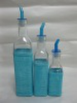 3pcs glass oil bottle  set