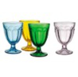 solid colour glass cup