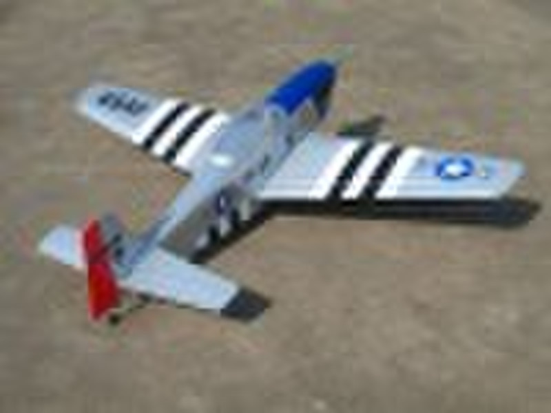 Новый Warbirds Нитро Р-51D Mustang 46 Самолет модели