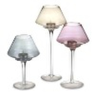 glass candle holder