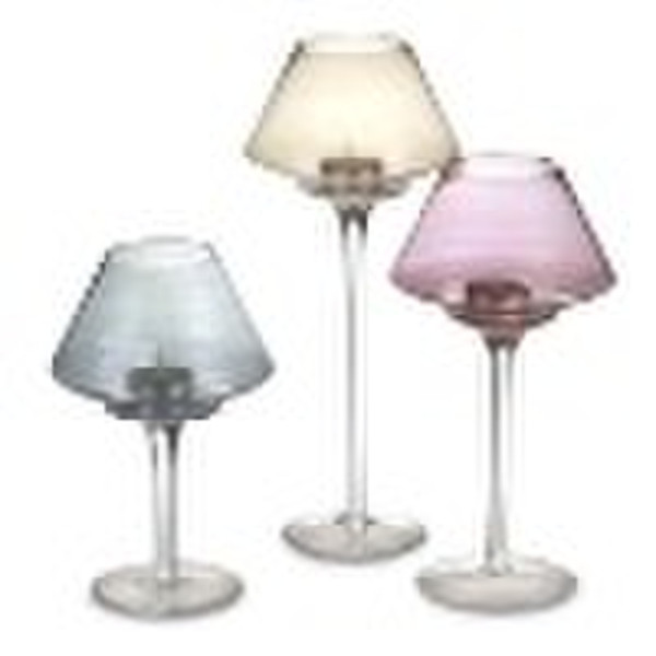 glass candle holder