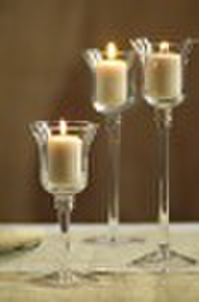 glass candle holder