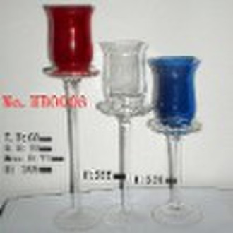 glass candleholder