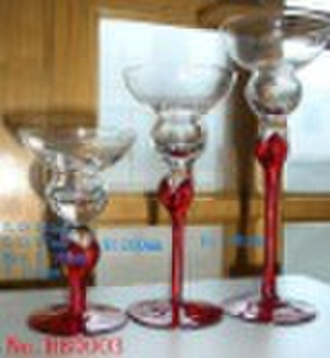 glass candleholder