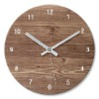 Wooden finishing clock