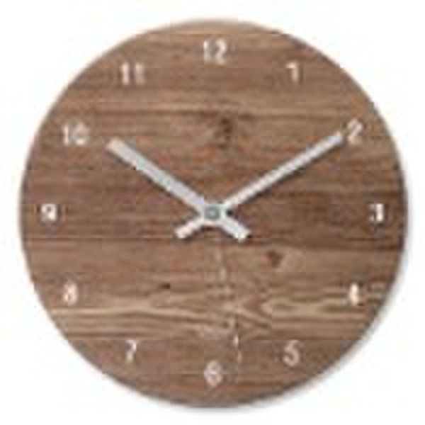 Wooden finishing clock