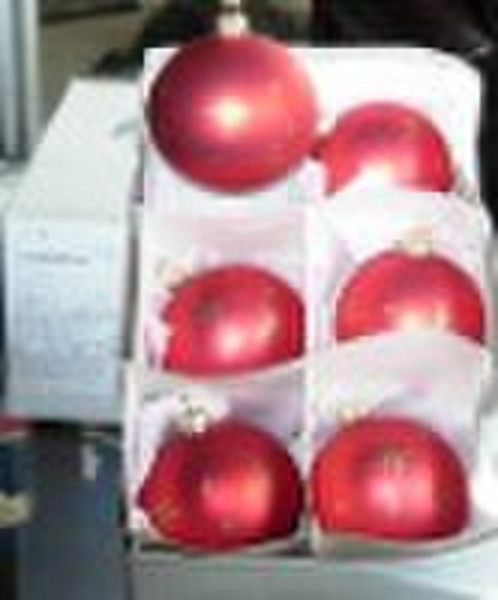 LIANHE-025 Glass christmas ball set 6cm