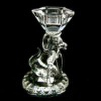crystal candle stand