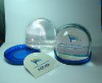 xmas plastic photo frame water ball