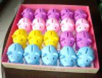 rubber coin bank, rubber toys  vingl pig toys, flo