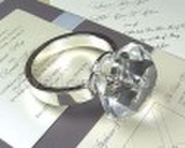 crystal diamond napkin ring