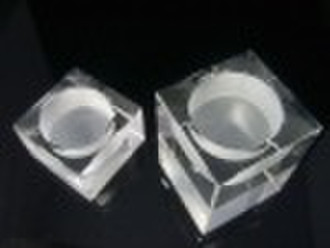 crystal cube candleholder,cristal candleholder,cry
