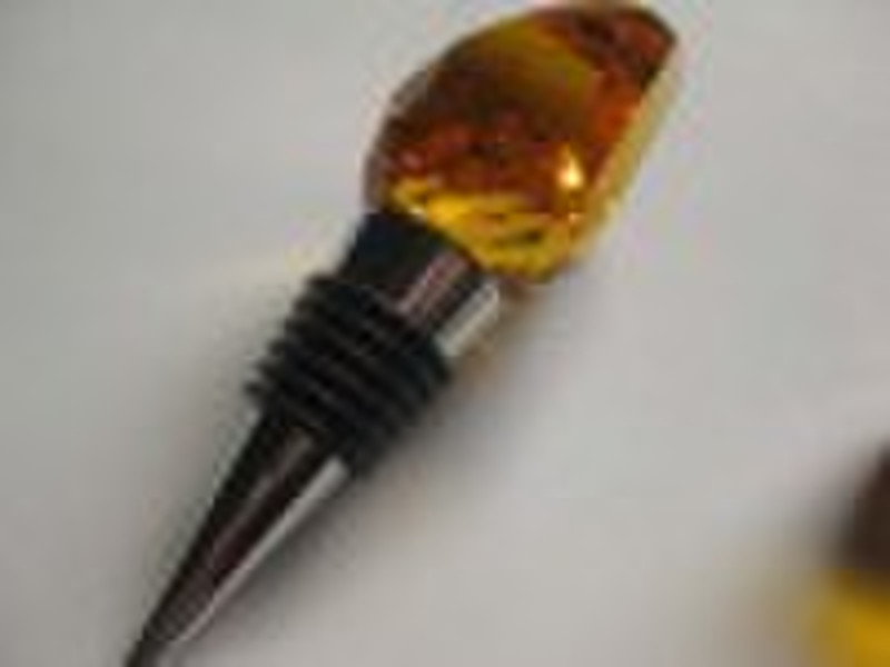 crystal wine stopper