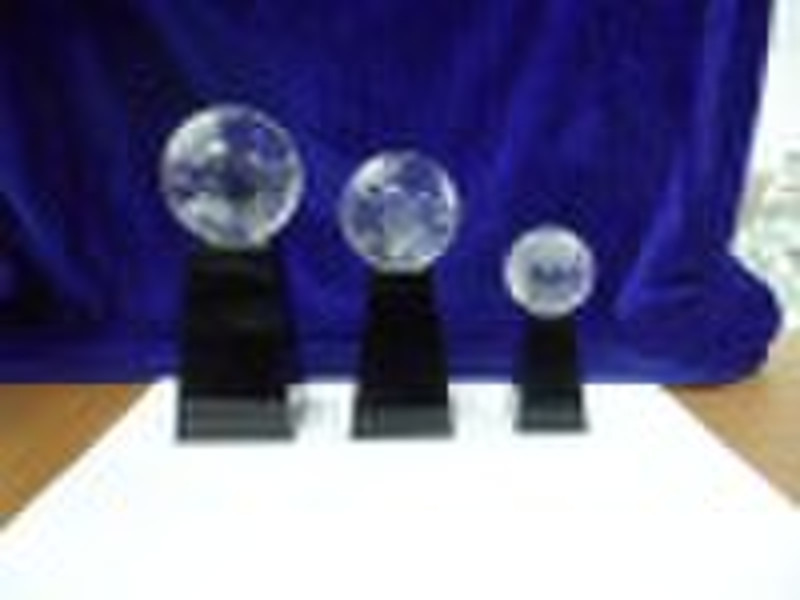 glass trophy,crystal glass souvenir,crystal award