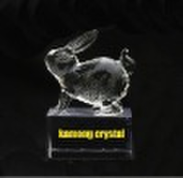 Vivid Rabbit crystal animal