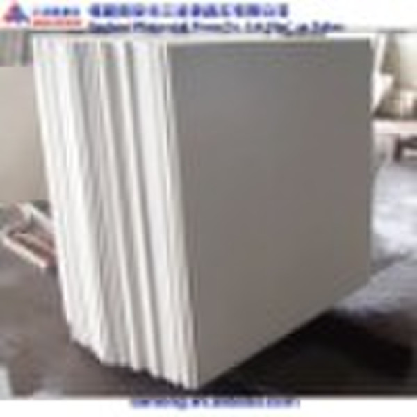 white crystallized glass panel