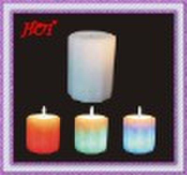 LED Real Wax Color Changing Candle Bamboo(DG010A)