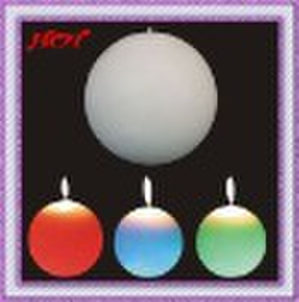 LED Real Wax Color Changing Candle Ball(DG012A) Sw