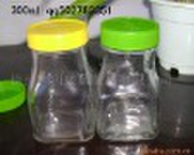 storage jar,glass storage jar,food  jar.300ml