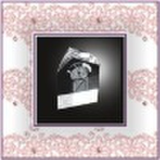 tableware decoration crystal clock