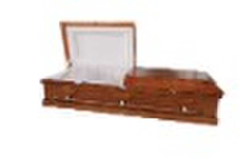 wood casket