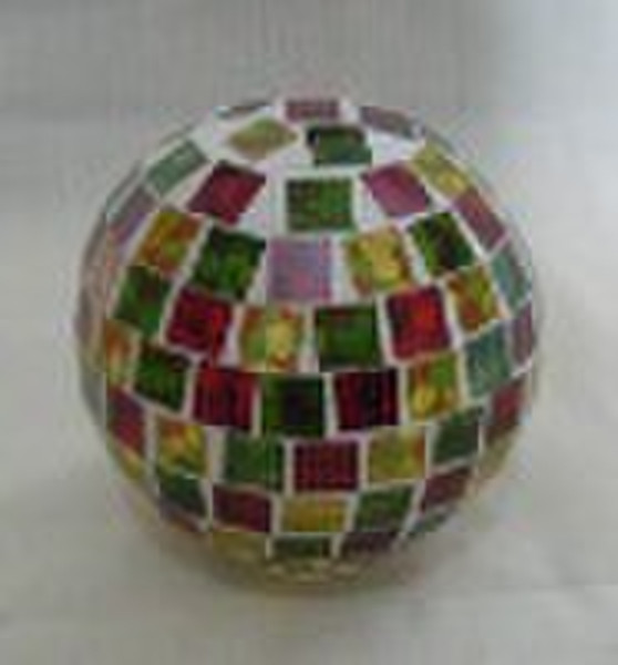 glass candle holder