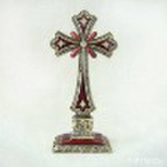 pewter stand cross