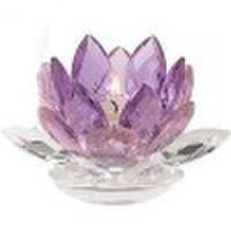 Pretty Crystal Candle Holder