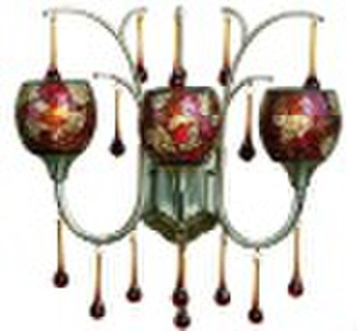 mosaic glass wall lamp