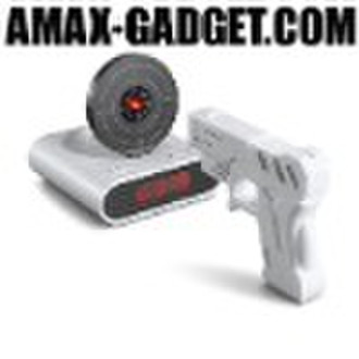 CL-1821  Gun shooting alarm clock