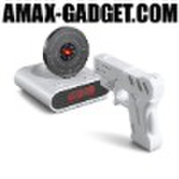 CL-1821  Gun shooting alarm clock