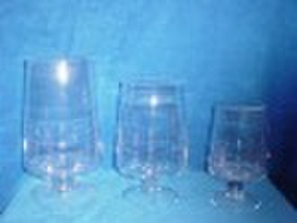 Glass Hurricane candle holder
