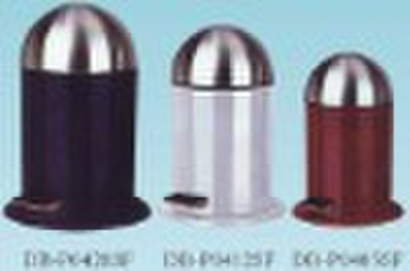 stainless steel pedal waste bin