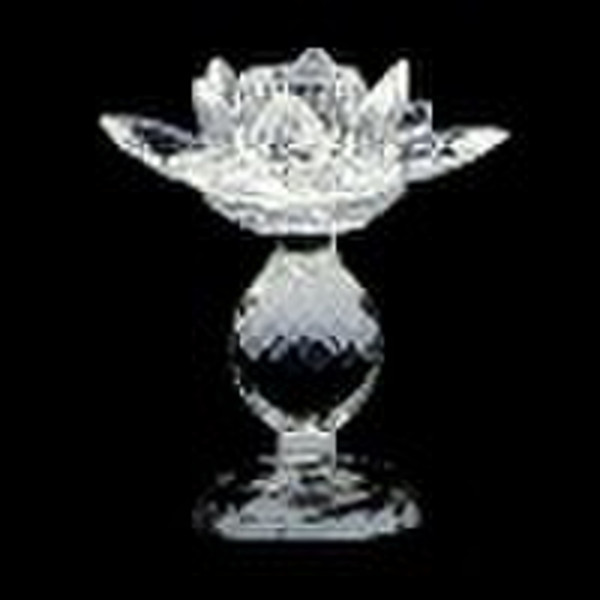 crystal candle holder