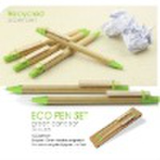 ECO Pen-Set, Recyclingpapier Stift