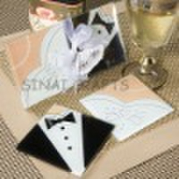 Wedding Glass Coaster Set / Wedding Gifts