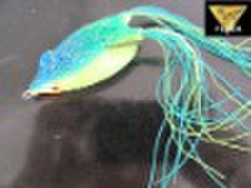 Frog lure of 55mm & 13g with Blue & Green