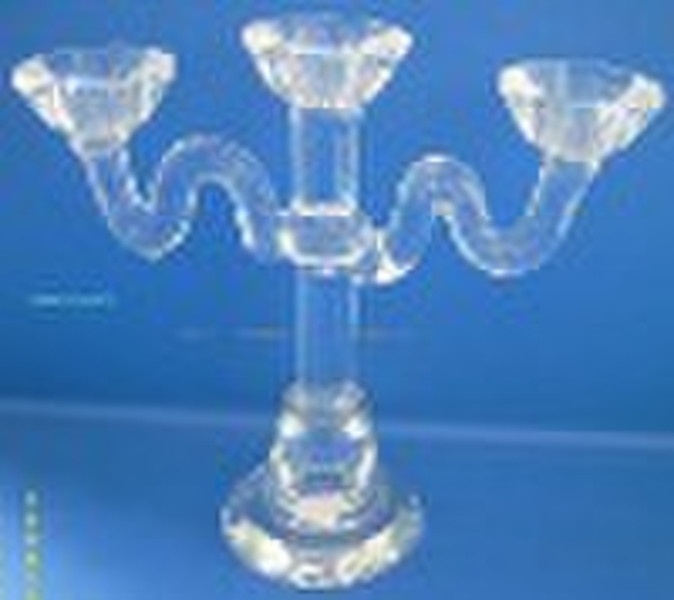 crystal candle holder