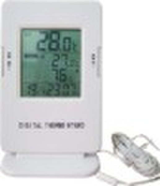 Digital Thermometer-Hygrometer w/probe & calen