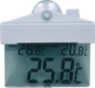 Solar Suction-Cup Window Thermometer