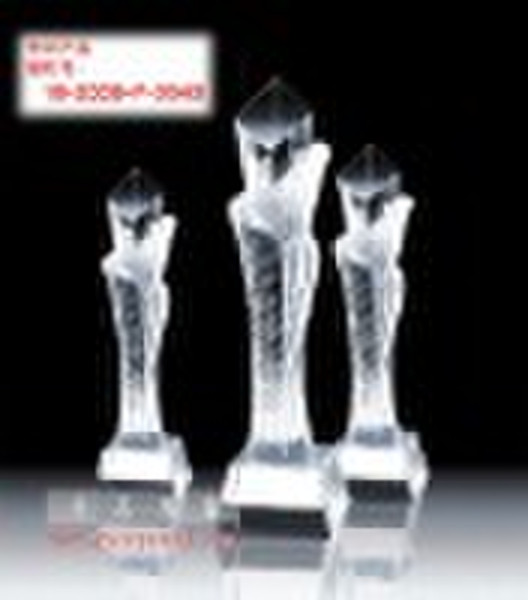 Crystal trophy