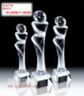 Crystal trophy