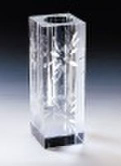 crystal vase