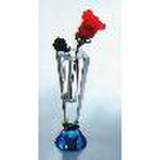 Kristall-Vase, Blumen vase.glass Vase