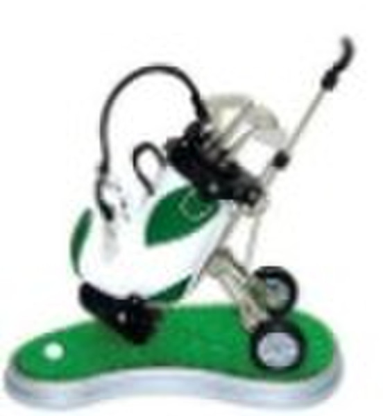 golf  gift golf trolley pen holder