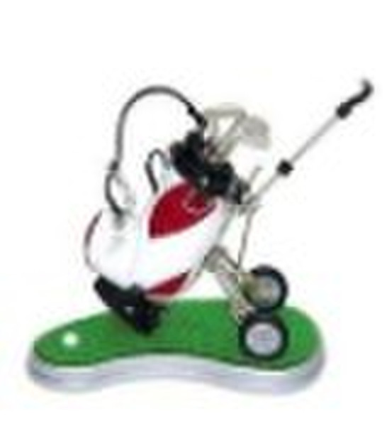 office decoration gift golf trolley pen holder