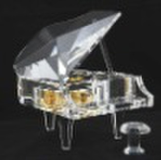 mordern crystal music piano