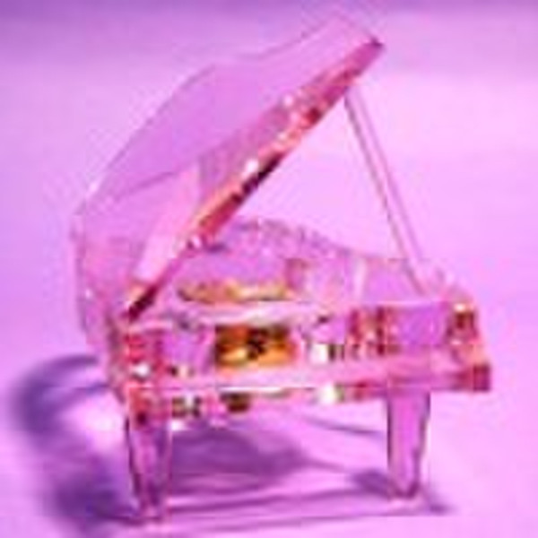 mordern crystal music piano